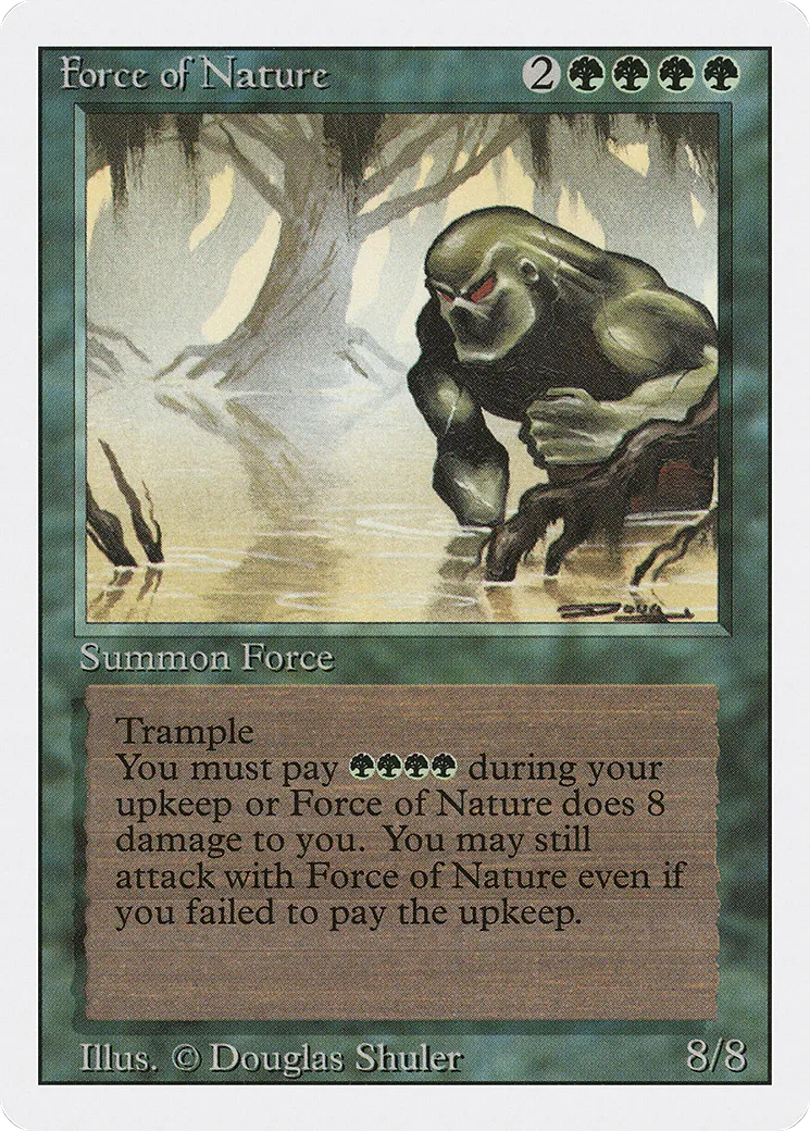 Force of Nature from Revised Edition - Magic: The Gathering