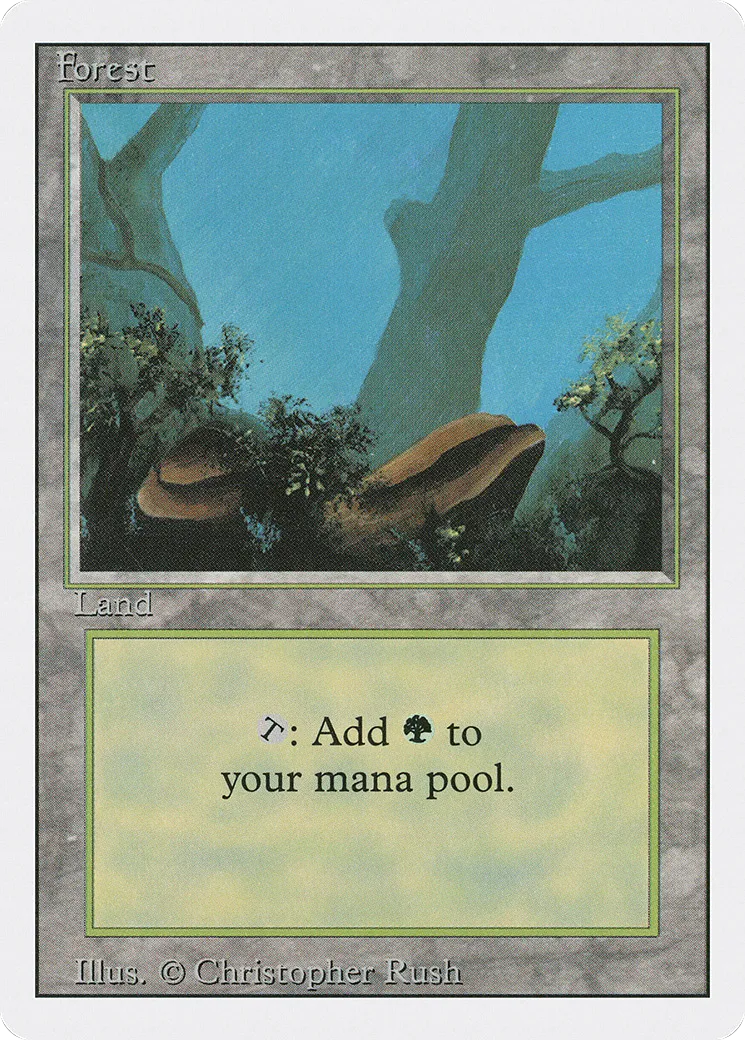 Forest — Revised Edition — Magic: The Gathering