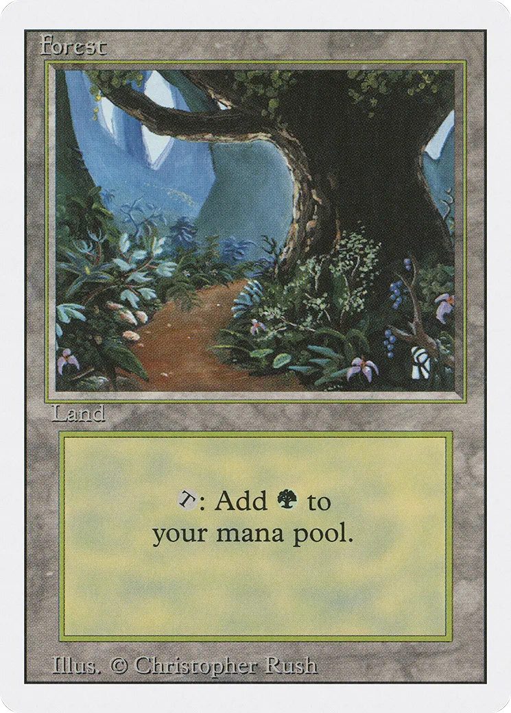 Forest — Revised Edition — Magic: The Gathering