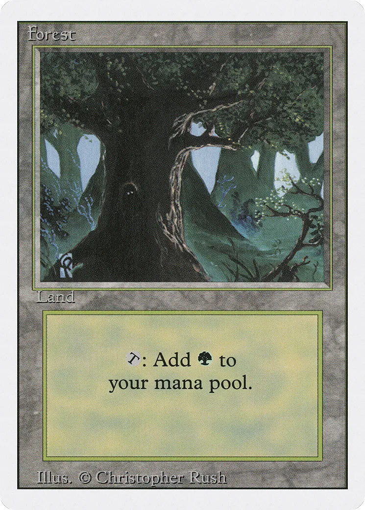 Forest — Revised Edition — Magic: The Gathering