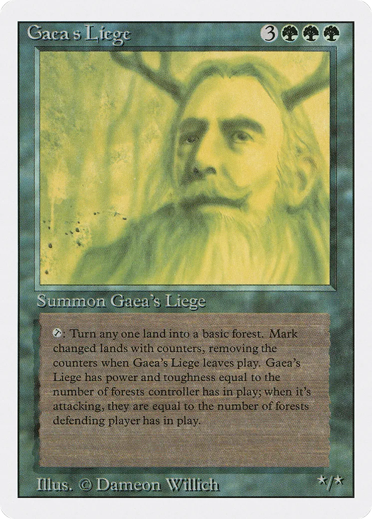 Noble féal de Gaia — Revised Edition — Magic: The Gathering