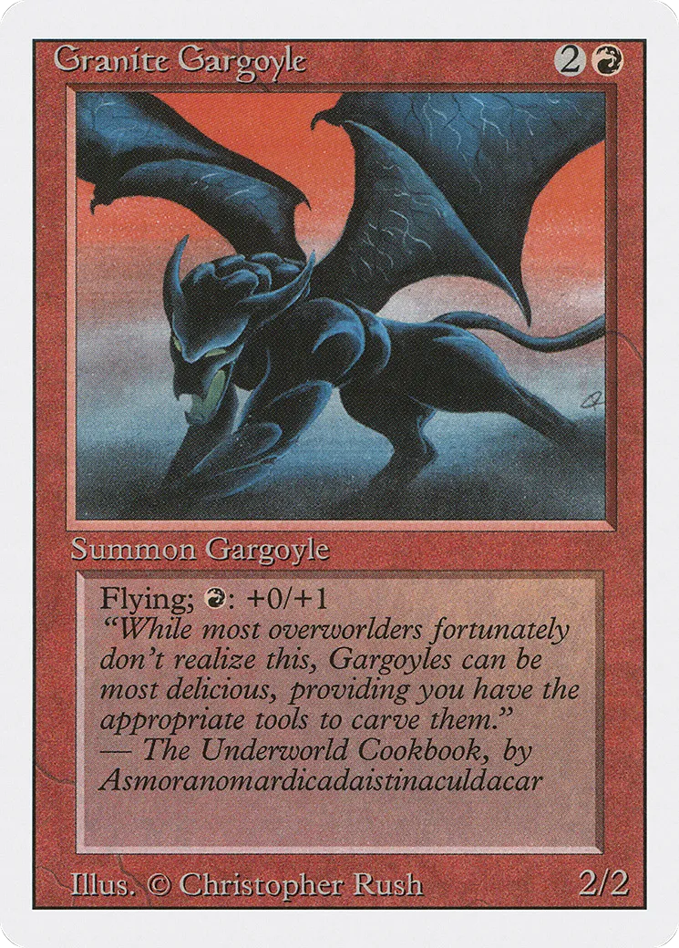 Granite Gargoyle — Revised Edition — Magic: The Gathering