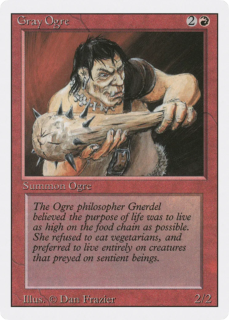 Gray Ogre — Revised Edition — Magic: The Gathering