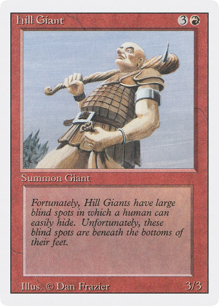 Hill Giant — Revised Edition — Magic: The Gathering