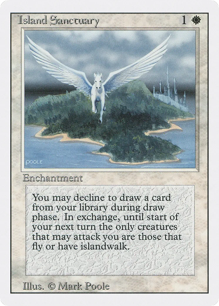 Ile sanctuaire — Revised Edition — Magic: The Gathering