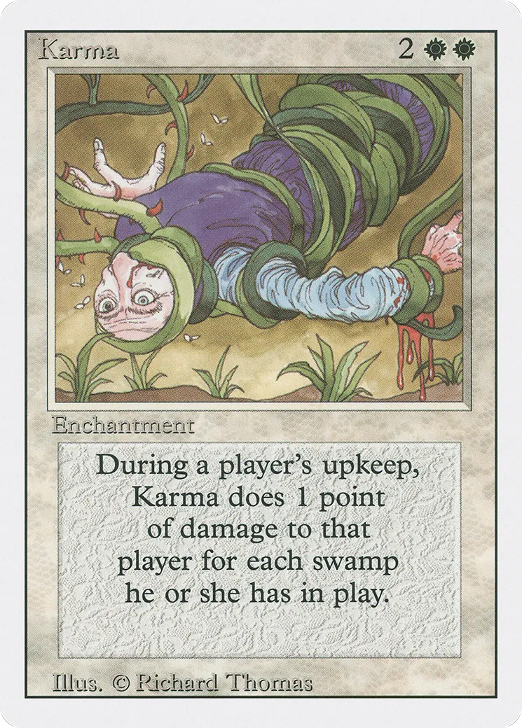 Karma — Revised Edition — Magic: The Gathering