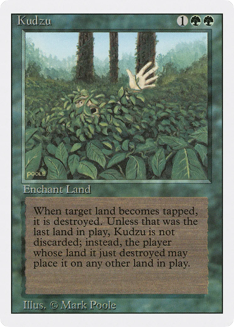 Kudzu — Revised Edition — Magic: The Gathering