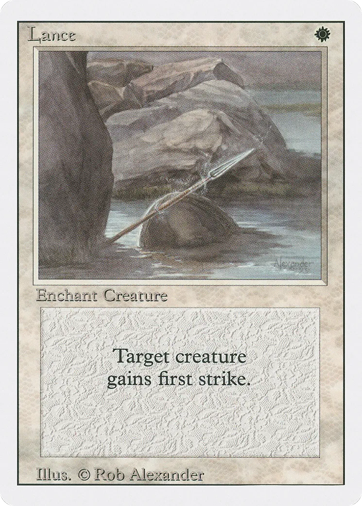 Lance — Revised Edition — Magic: The Gathering