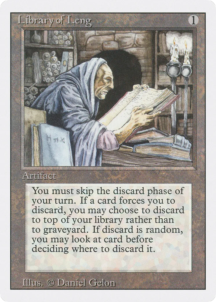 Bibliothèque de Leng — Revised Edition — Magic: The Gathering