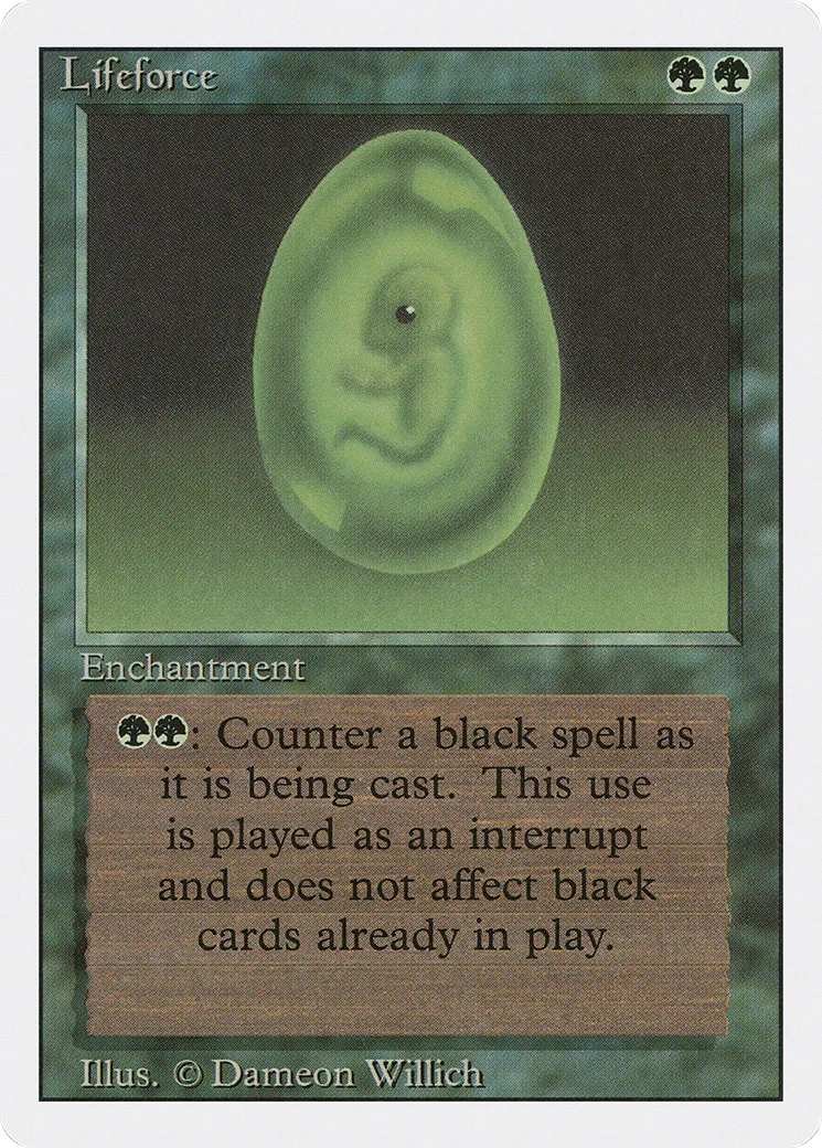 Force de vie — Revised Edition — Magic: The Gathering