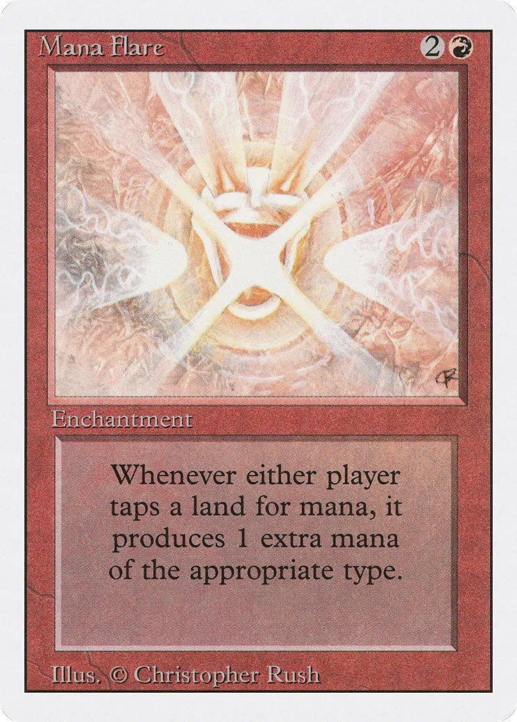 Flamboiement de mana — Revised Edition — Magic: The Gathering