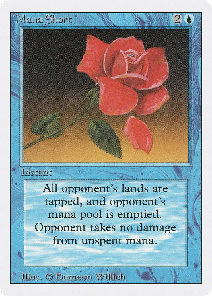 Pénurie de mana — Revised Edition — Magic: The Gathering