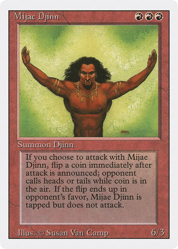 Mijae Djinn — Revised Edition — Magic: The Gathering