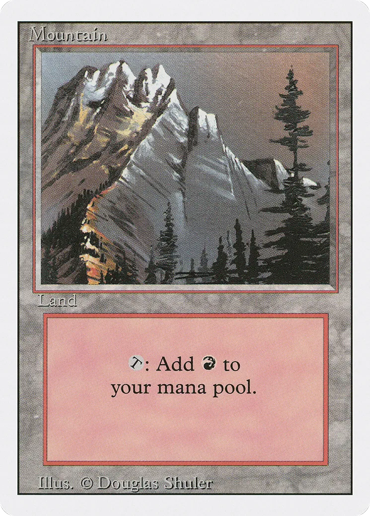 Montagne — Revised Edition — Magic: The Gathering