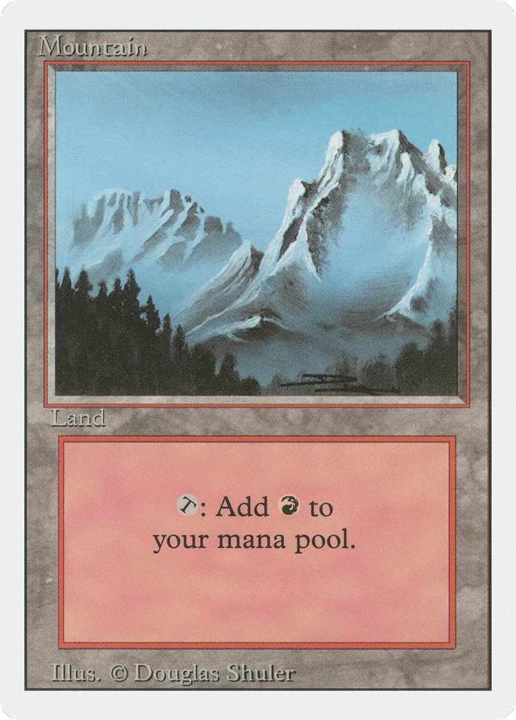 Mountain — Revised Edition — Magic: The Gathering