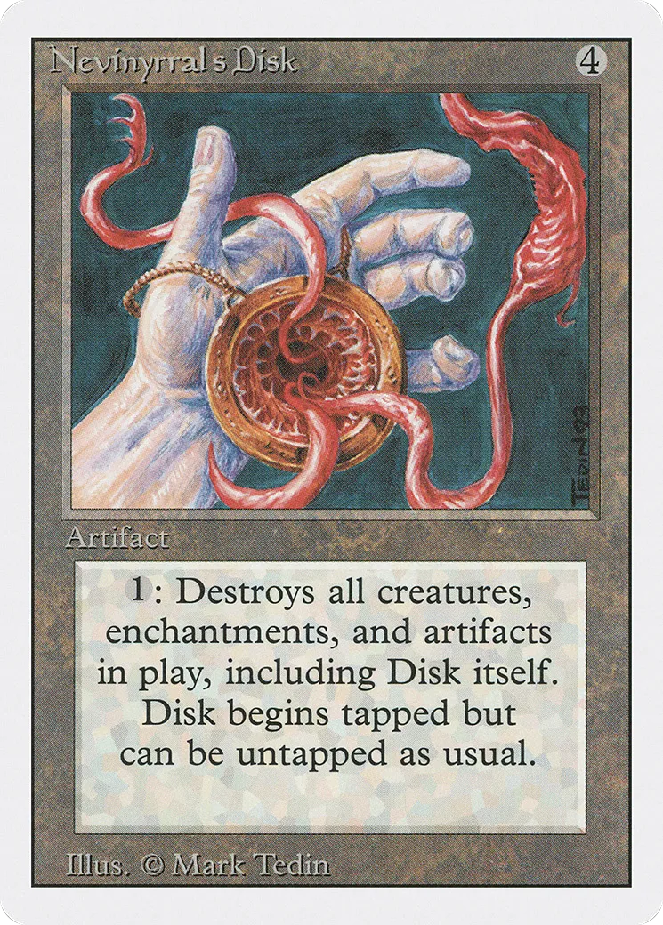 Nevinyrral's Disk — Revised Edition — Magic: The Gathering