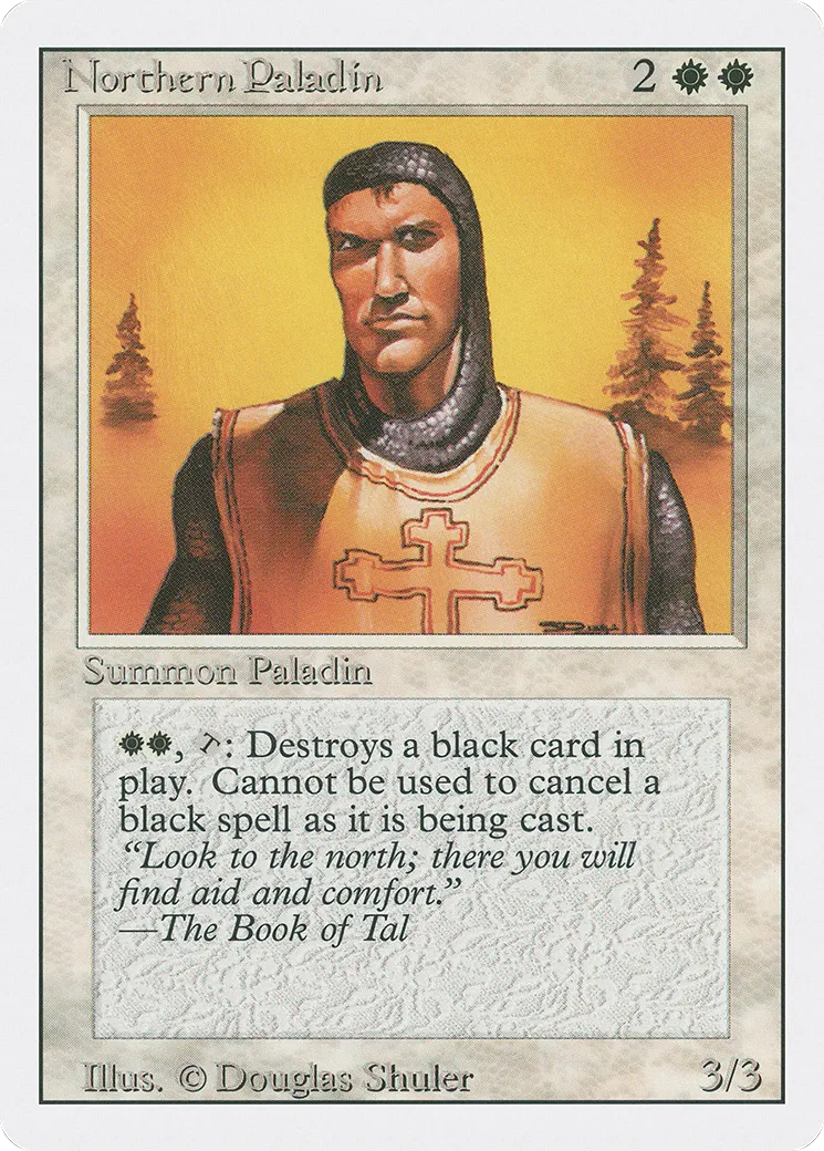 Paladin du Nord — Revised Edition — Magic: The Gathering
