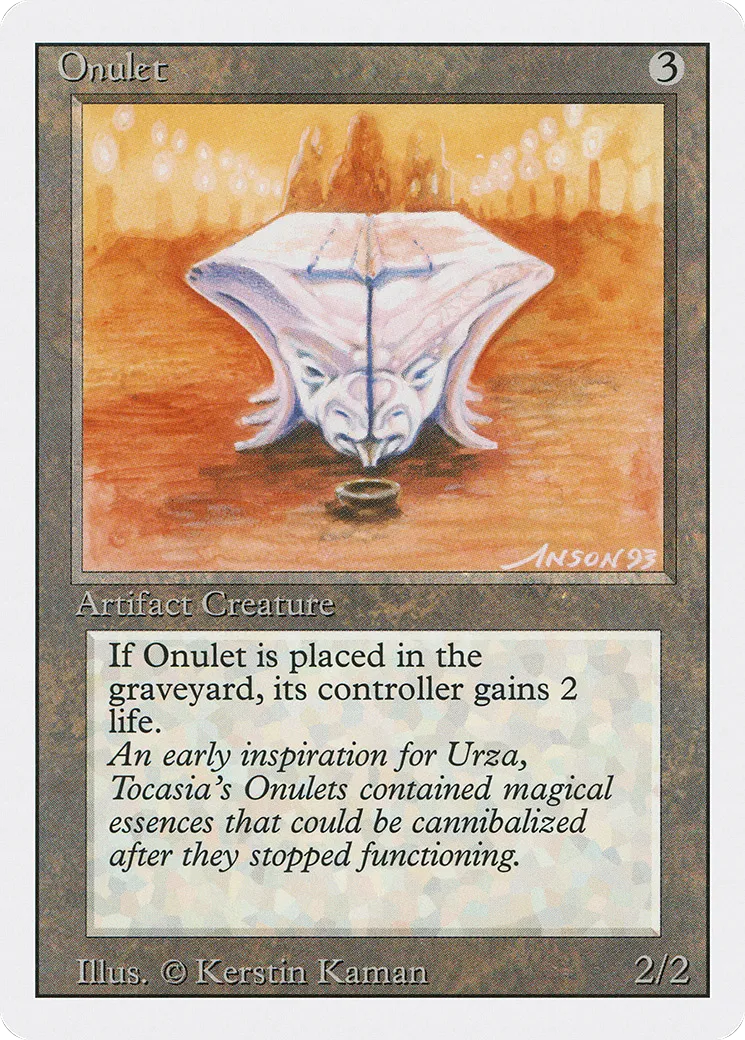 Onulet — Revised Edition — Magic: The Gathering