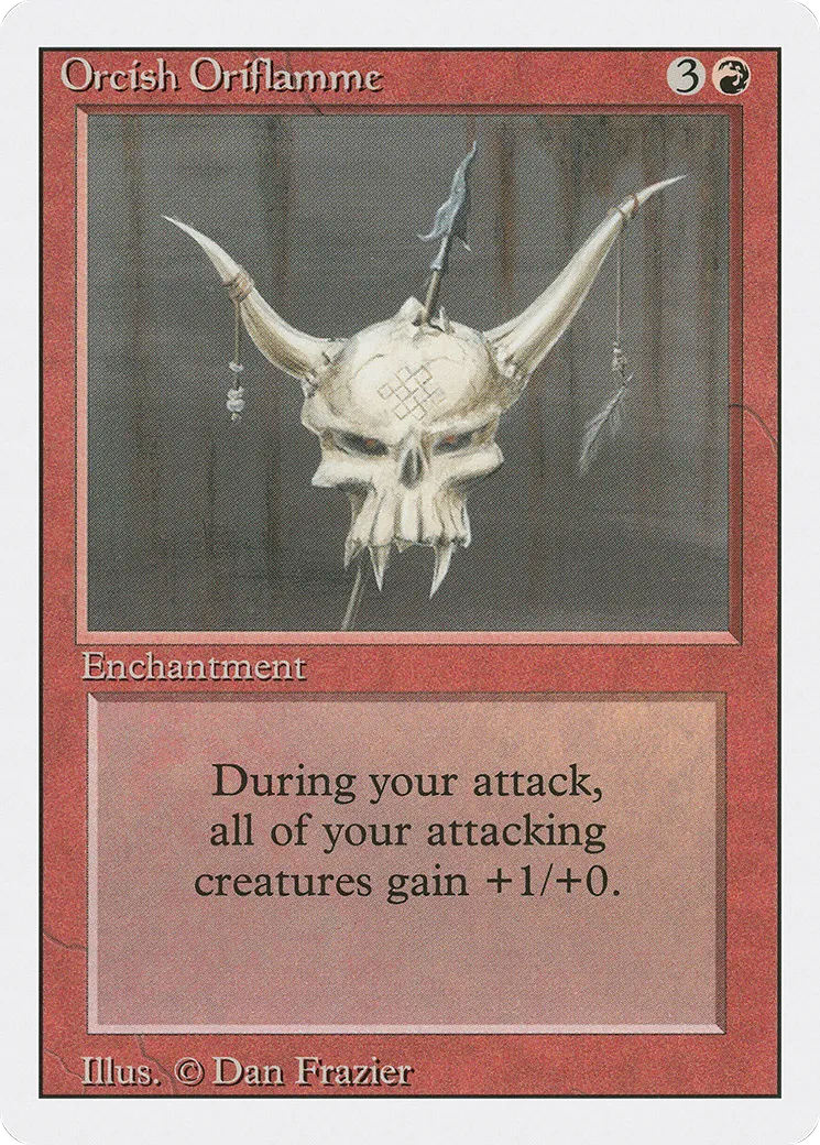 Orcish Oriflamme — Revised Edition — Magic: The Gathering