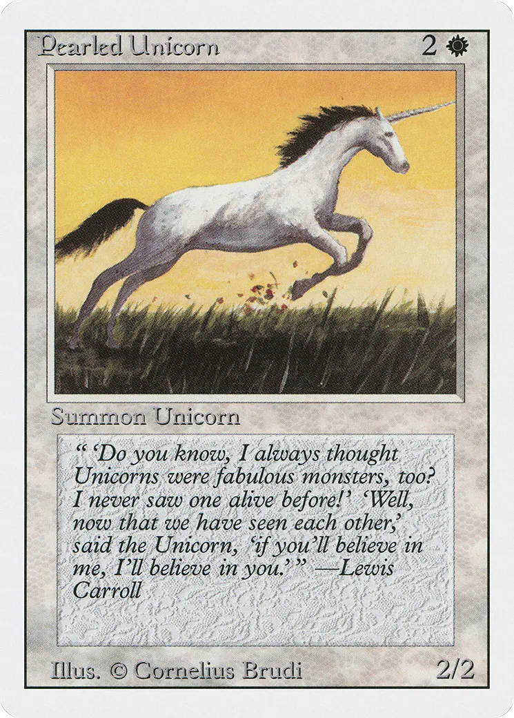 Licorne nacrée — Revised Edition — Magic: The Gathering