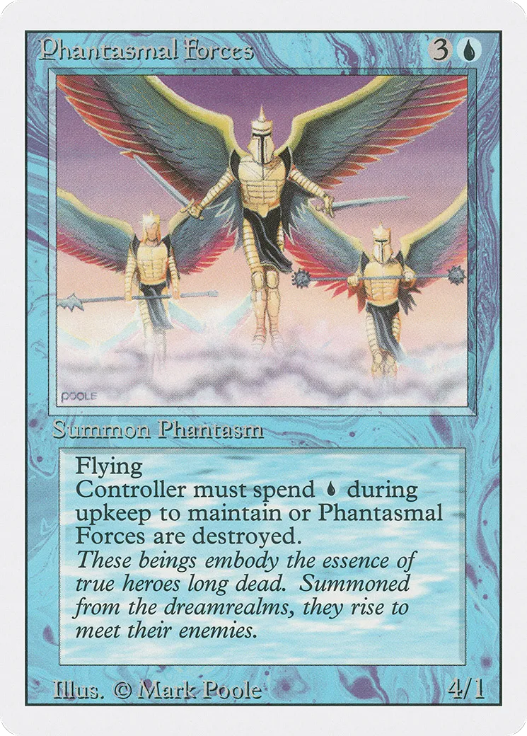 Forces phantasmatiques — Revised Edition — Magic: The Gathering