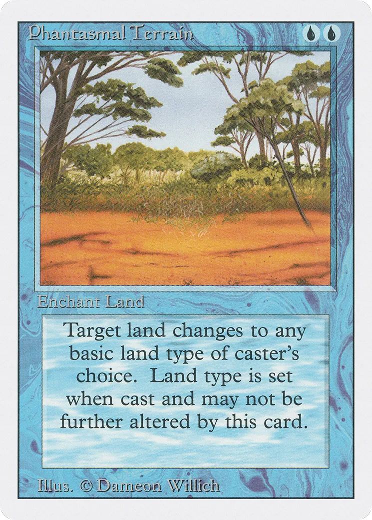 Terrain fantasmatique — Revised Edition — Magic: The Gathering