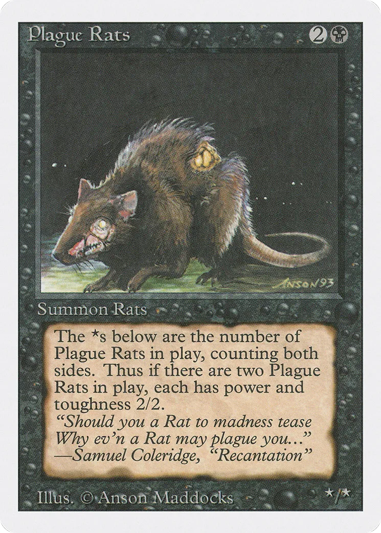 Rats de la peste — Revised Edition — Magic: The Gathering