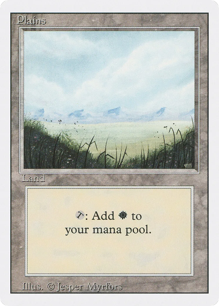 Plaine — Revised Edition — Magic: The Gathering