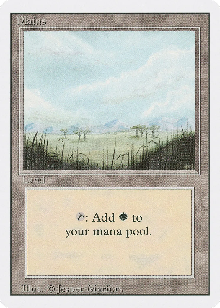 Plaine — Revised Edition — Magic: The Gathering
