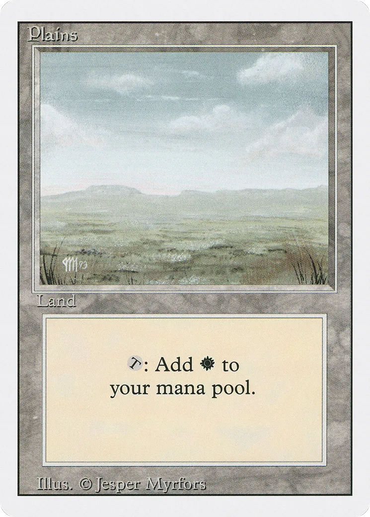 Plains — Revised Edition — Magic: The Gathering