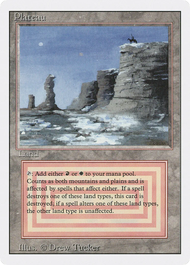 Plateau — Revised Edition — Magic: The Gathering