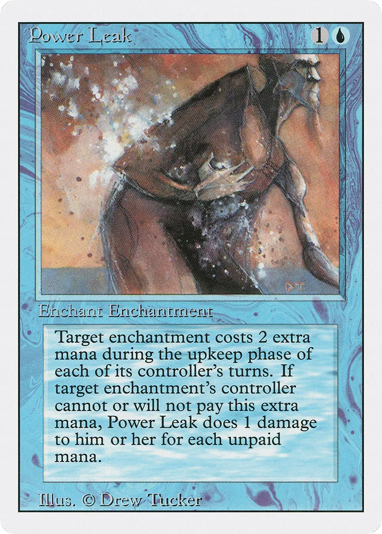 Power Leak — Revised Edition — Magic: The Gathering