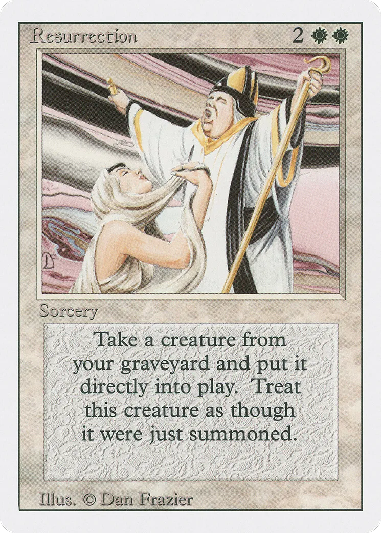 Resurrection — Revised Edition — Magic: The Gathering