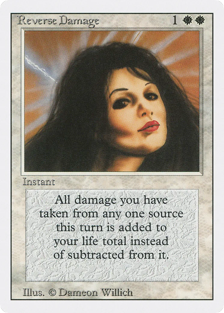 Inversion des dégâts — Revised Edition — Magic: The Gathering