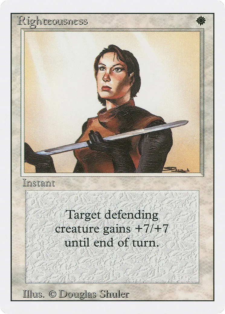 Righteousness — Revised Edition — Magic: The Gathering
