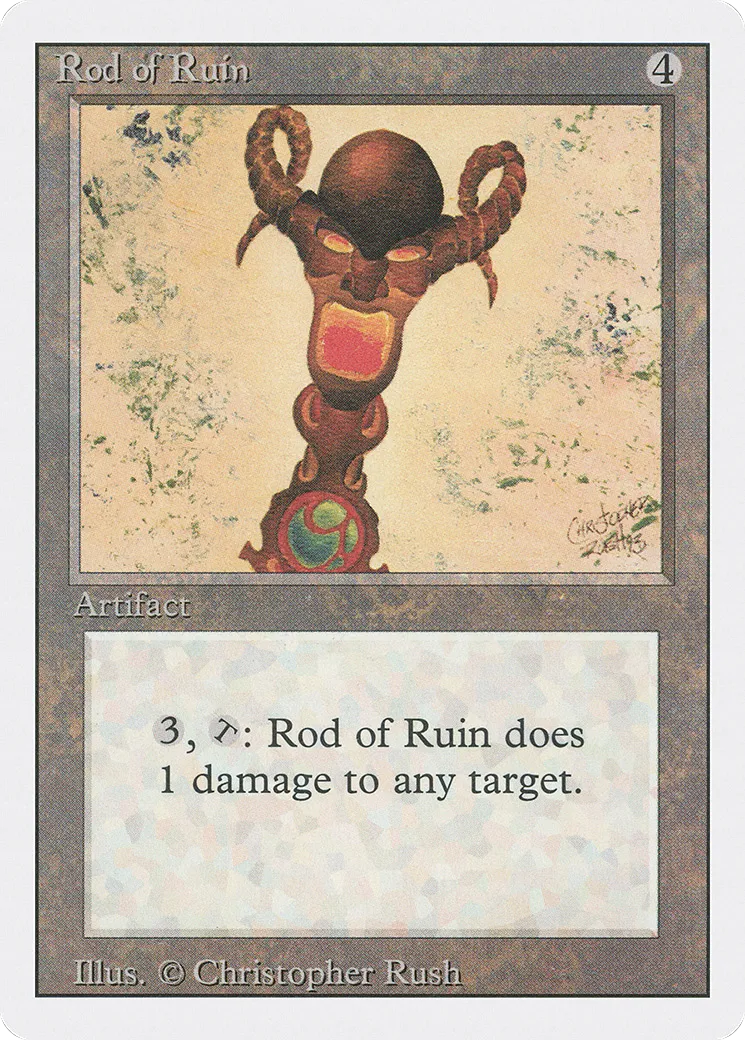 Baguette de ruine — Revised Edition — Magic: The Gathering