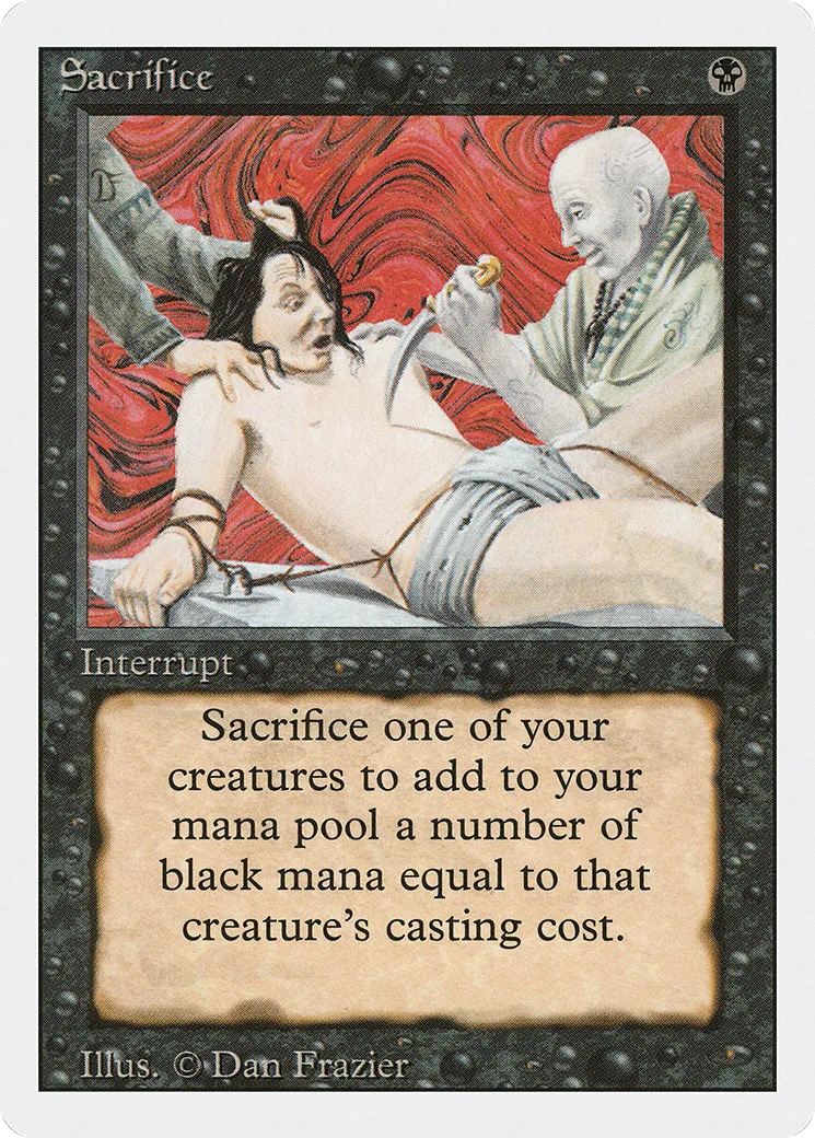 Sacrifice — Revised Edition — Magic: The Gathering
