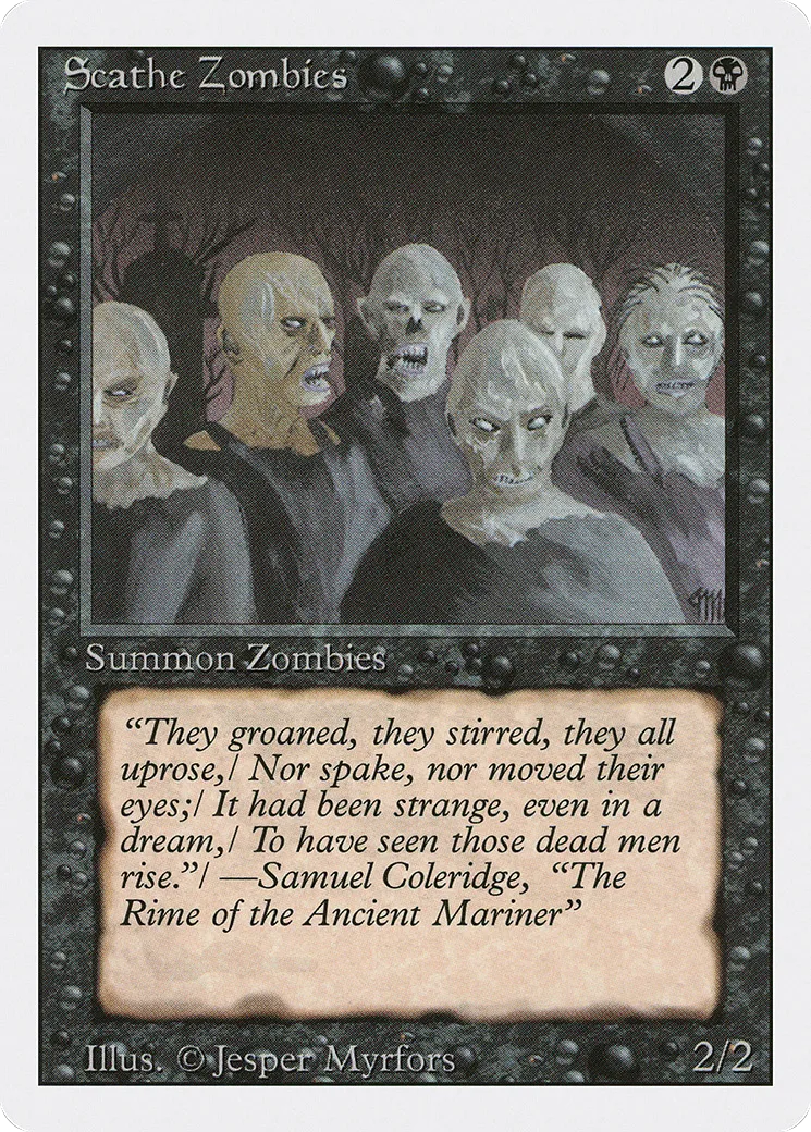 Zombies dévastateurs — Revised Edition — Magic: The Gathering