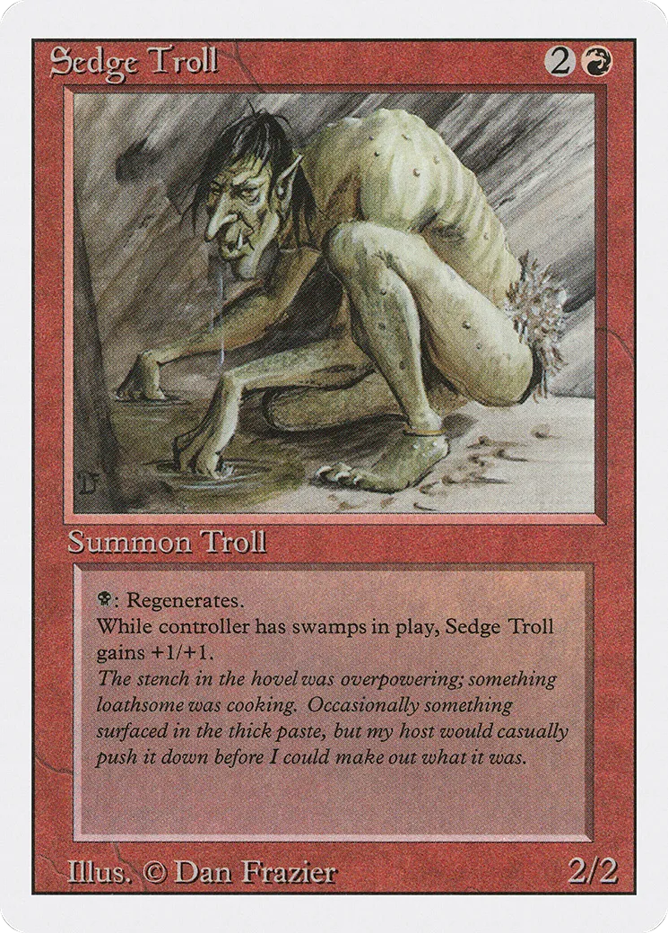 Troll fangeux — Revised Edition — Magic: The Gathering