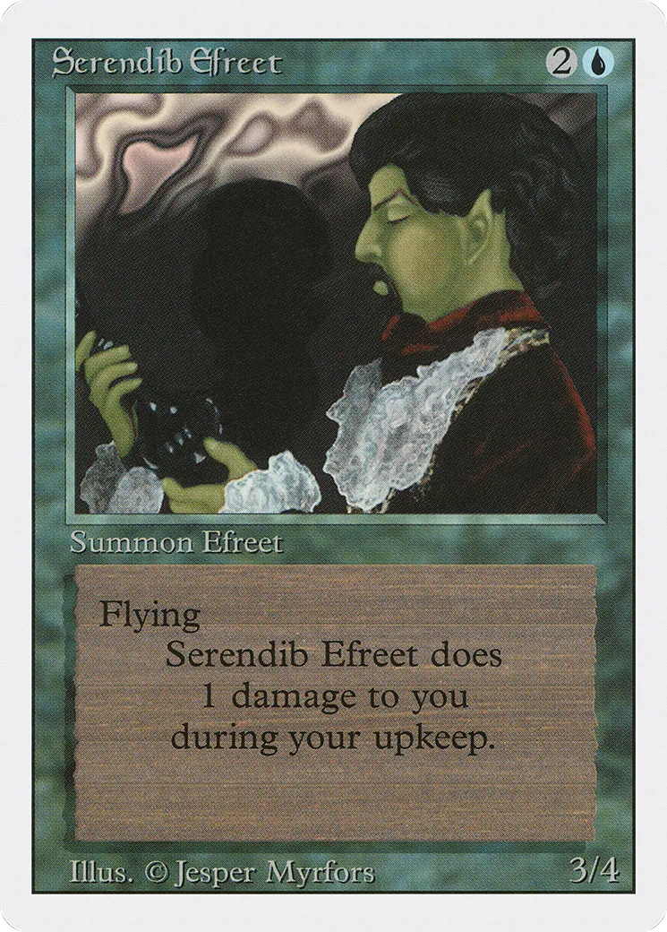 Efrit de Serendib — Revised Edition — Magic: The Gathering