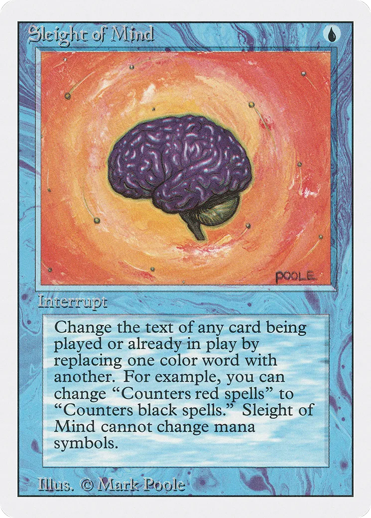 Tricherie mentale — Revised Edition — Magic: The Gathering