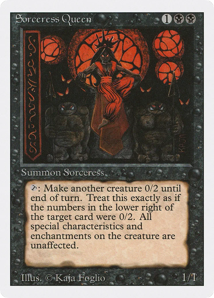 Sorceress Queen — Revised Edition — Magic: The Gathering