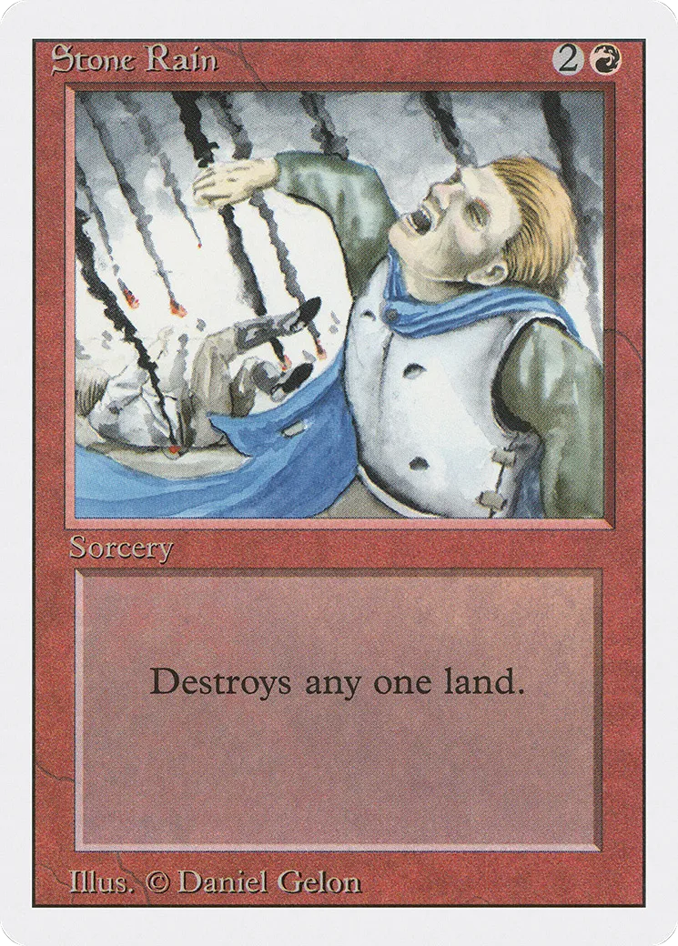 Pluie de pierres — Revised Edition — Magic: The Gathering