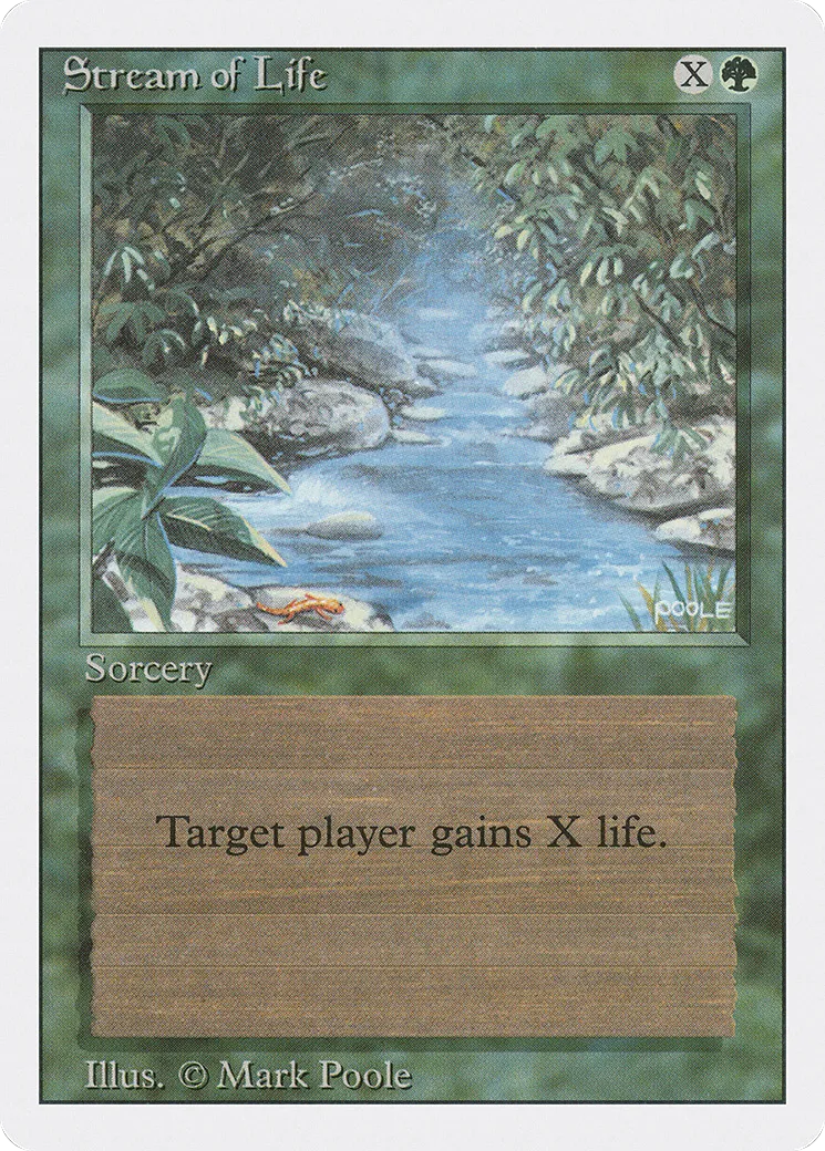 Stream of Life — Revised Edition — Magic: The Gathering