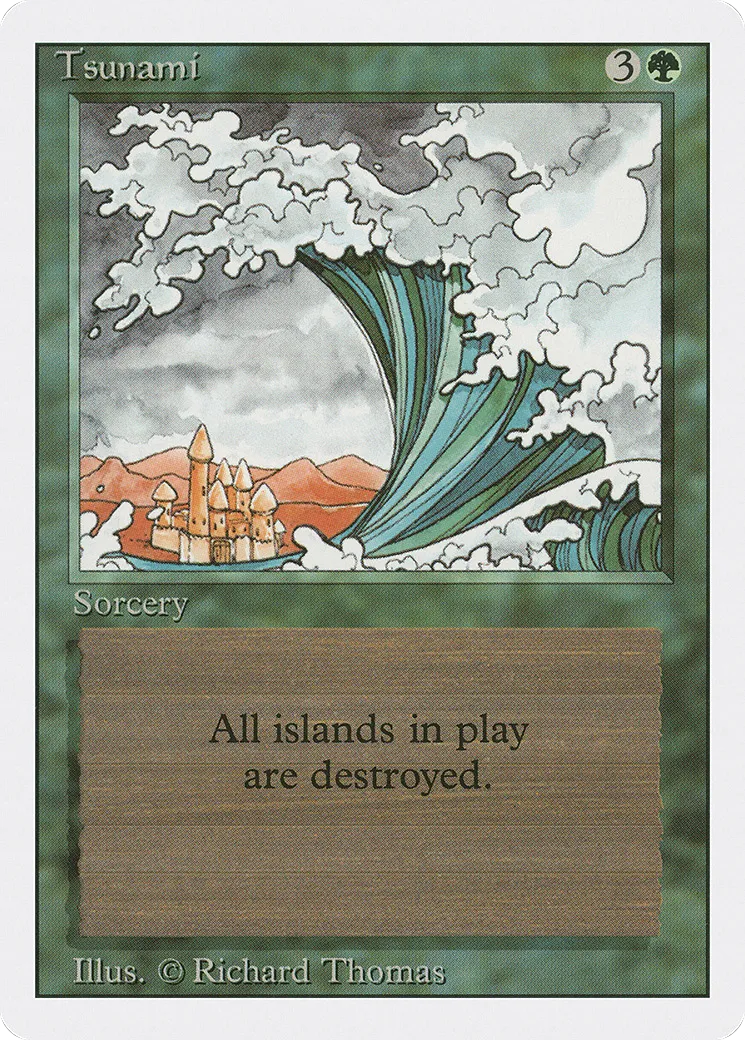 Tsunami — Revised Edition — Magic: The Gathering