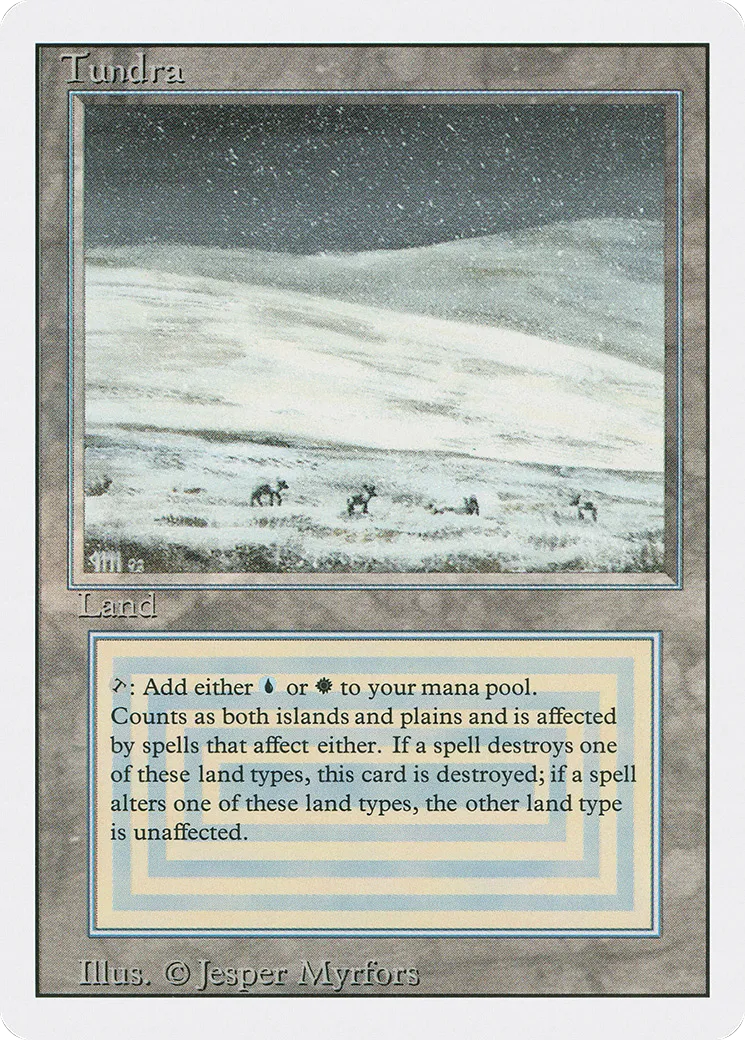 Tundra — Revised Edition — Magic: The Gathering