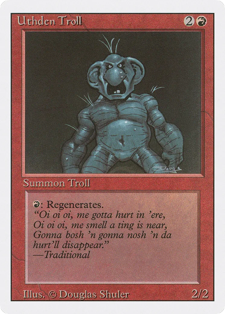 Troll d'Uthden — Revised Edition — Magic: The Gathering