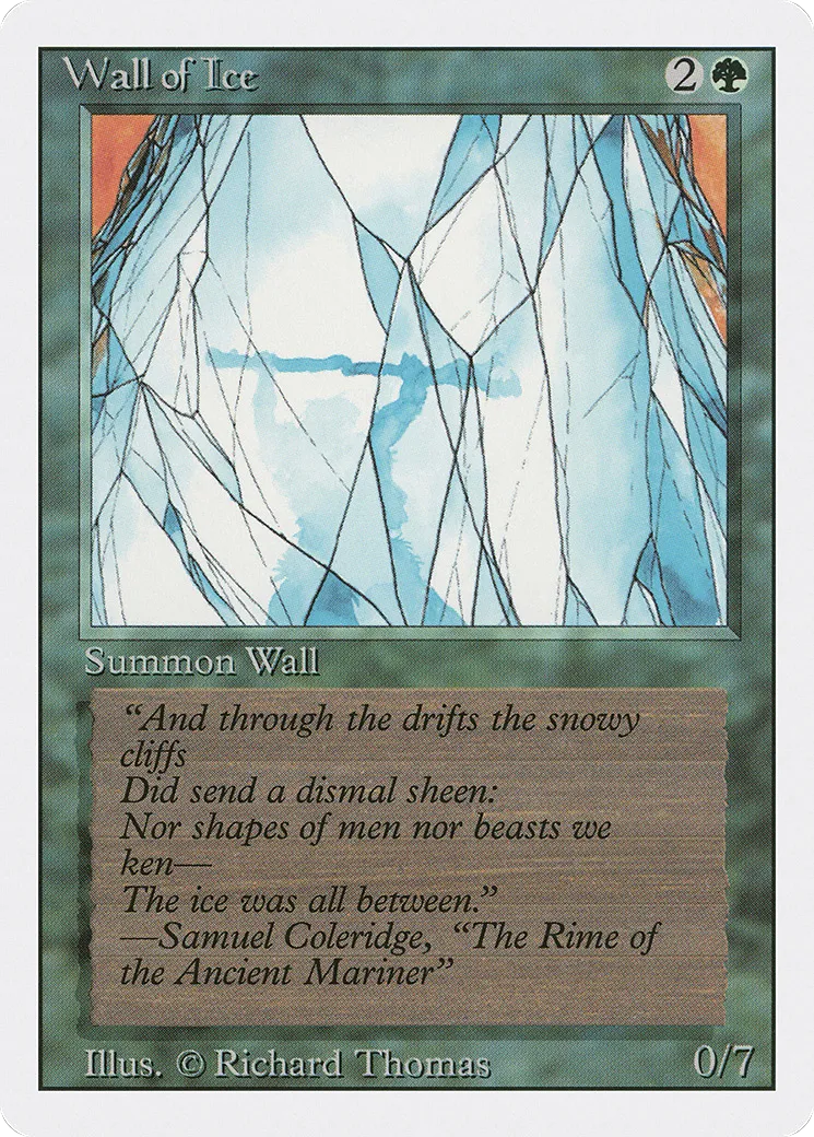 Mur de glace — Revised Edition — Magic: The Gathering