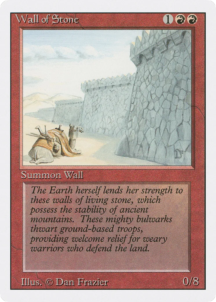 Mur de pierre — Revised Edition — Magic: The Gathering