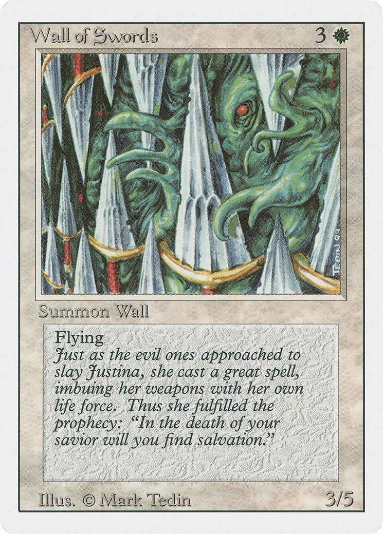 Mur d'épées — Revised Edition — Magic: The Gathering